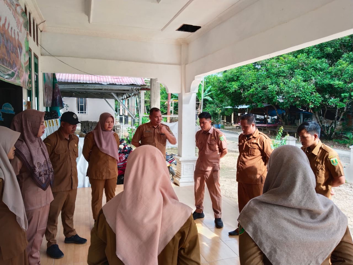 Apel di muka Teras Kantor Desa Lok Batu senen 11 Juni 2026 