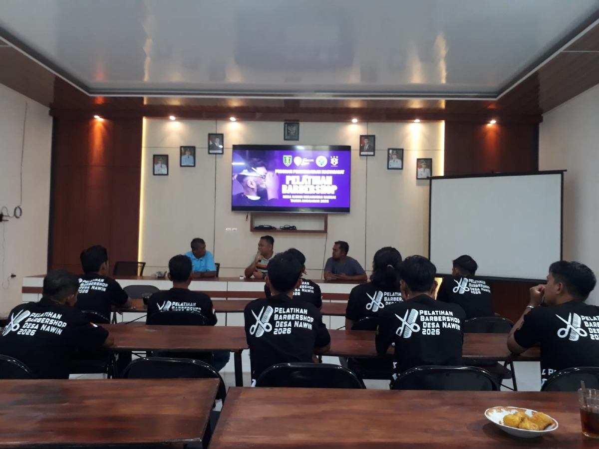 Bekal Keterampilan untuk Masa Depan : Penutupan Pelatihan Barbershop Desa Nawin