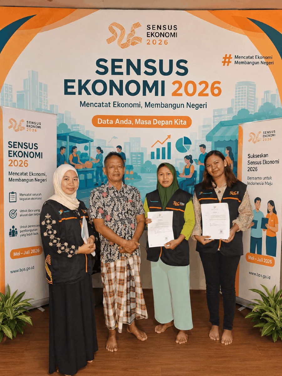 Petugas Sensus Ekonomi 2026 Lakukan Pendataan Usaha di Desa Santuun