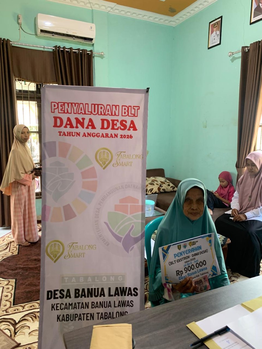 Pembagian BLT-DD UB April - Juni 2026 Desa Banua Lawas