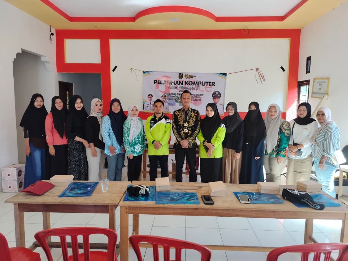 PEMDES MASINGAI II GELAR PELATIHAN KOMPUTER DAN MENJAHIT UNTUK TINGKATKAN KETERAMPILAN WARGA