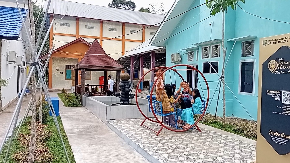 RTH Smart Desa Wayau Jadi Pusat Aktifitas Edukatif Anak Selama Libur Sekolah