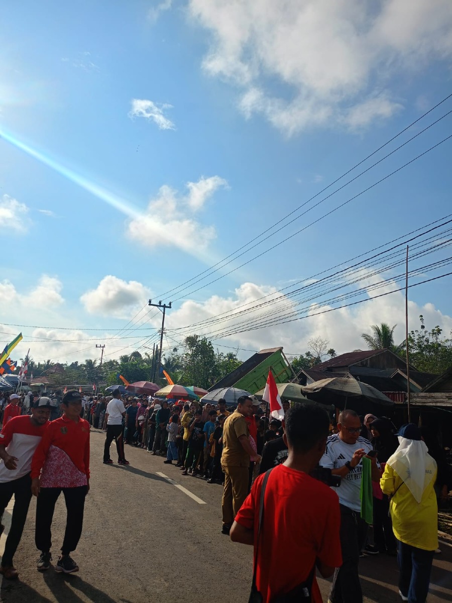 Semarak Hari Jadi Desa ke-26, Pemerintah Desa Nawin Gelar Jalan Sehat dan Doorprize Meriah
