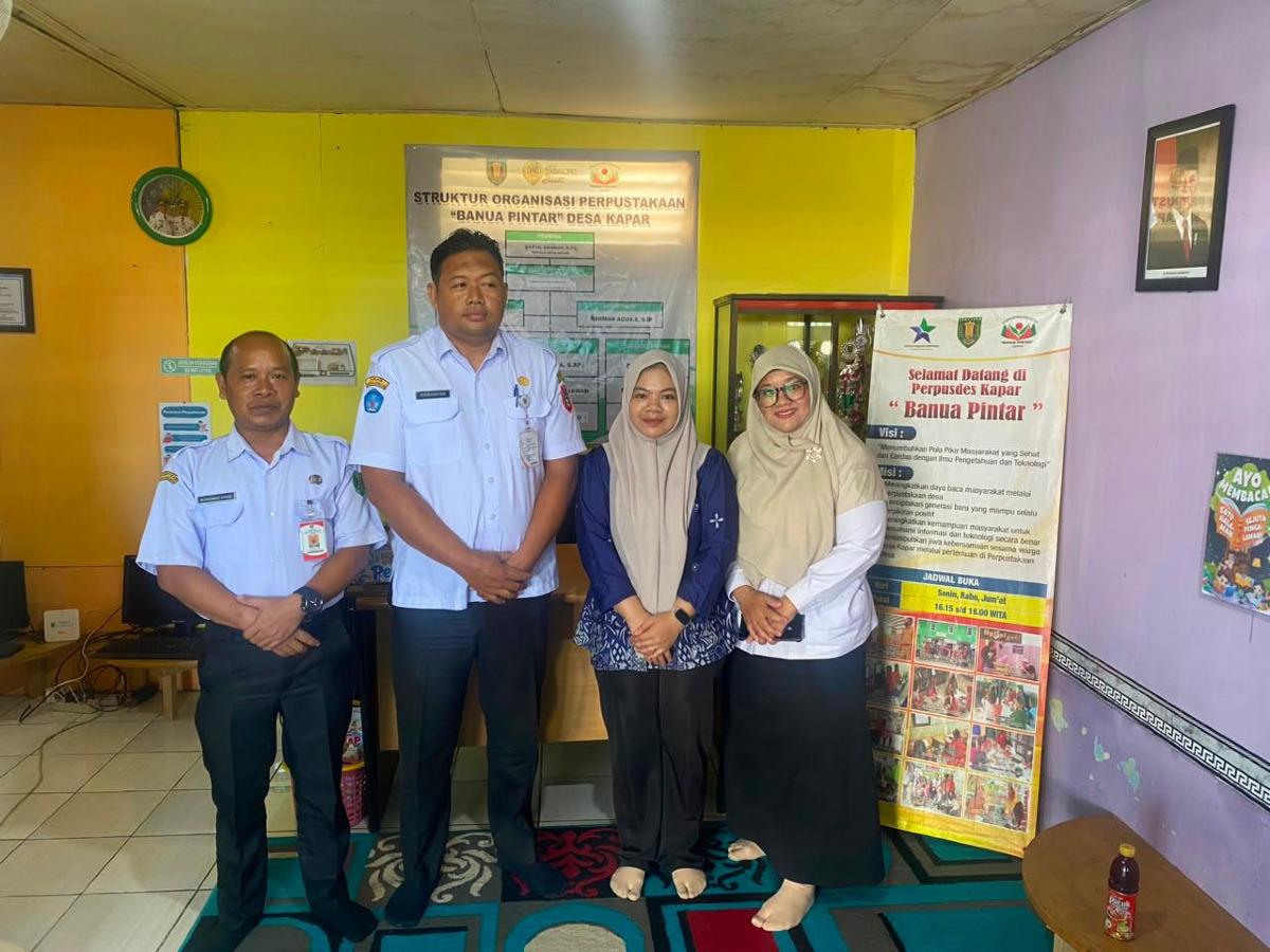 Perpustakaan Banua Pintar Desa Kapar Terima Kunjungan Tim Penilai Lomba Perpustakaan