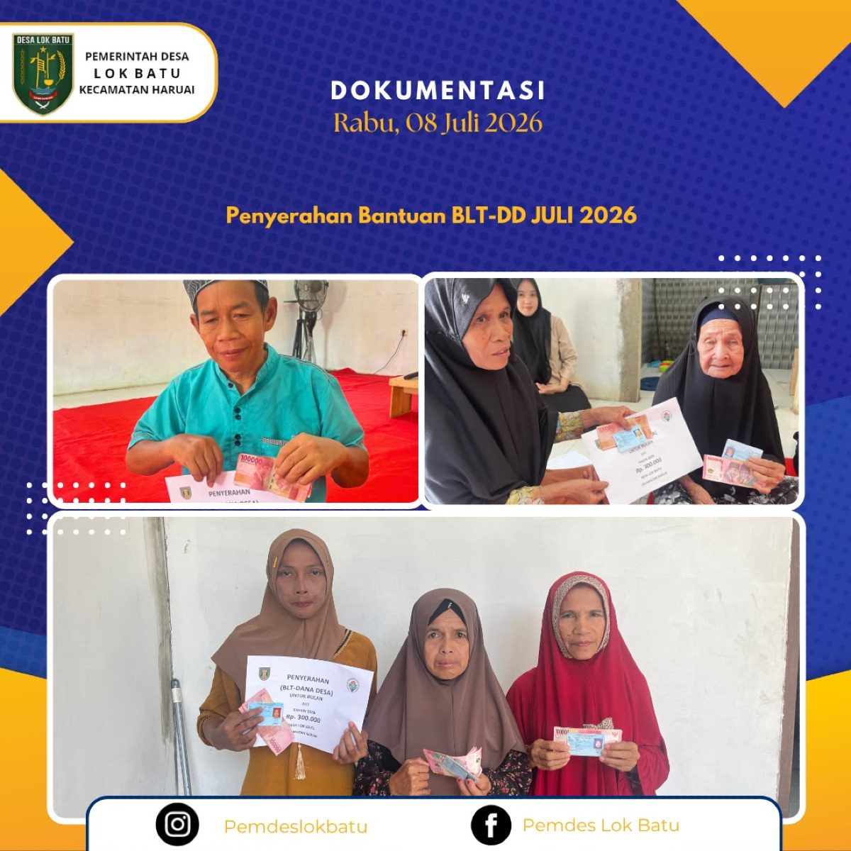 BLT ub juli 2026 pada hari rabu 08 juli 2026