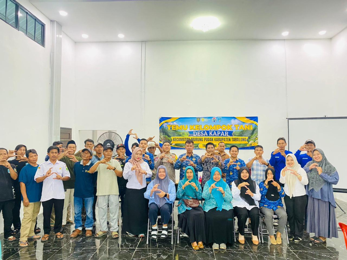 Temu Kelompok Tani Desa Kapar Perkuat Silaturahmi dan Komitmen Meningkatkan Ketahanan Pangan