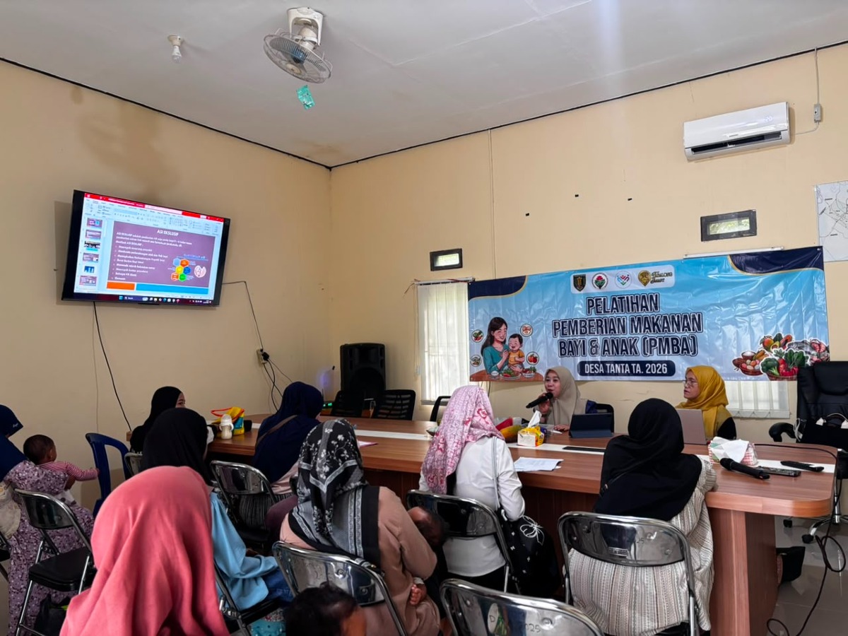 Cegah Stunting Sejak Dini, Pemerintah Desa Tanta Gelar Pelatihan Pemberian Makanan Bayi dan Anak (PMBA)
