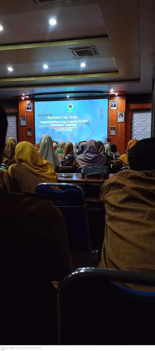 PELATIHANAN KONVENSI HAK ANAK (KHA) BAGI ANGGOTA PATBM