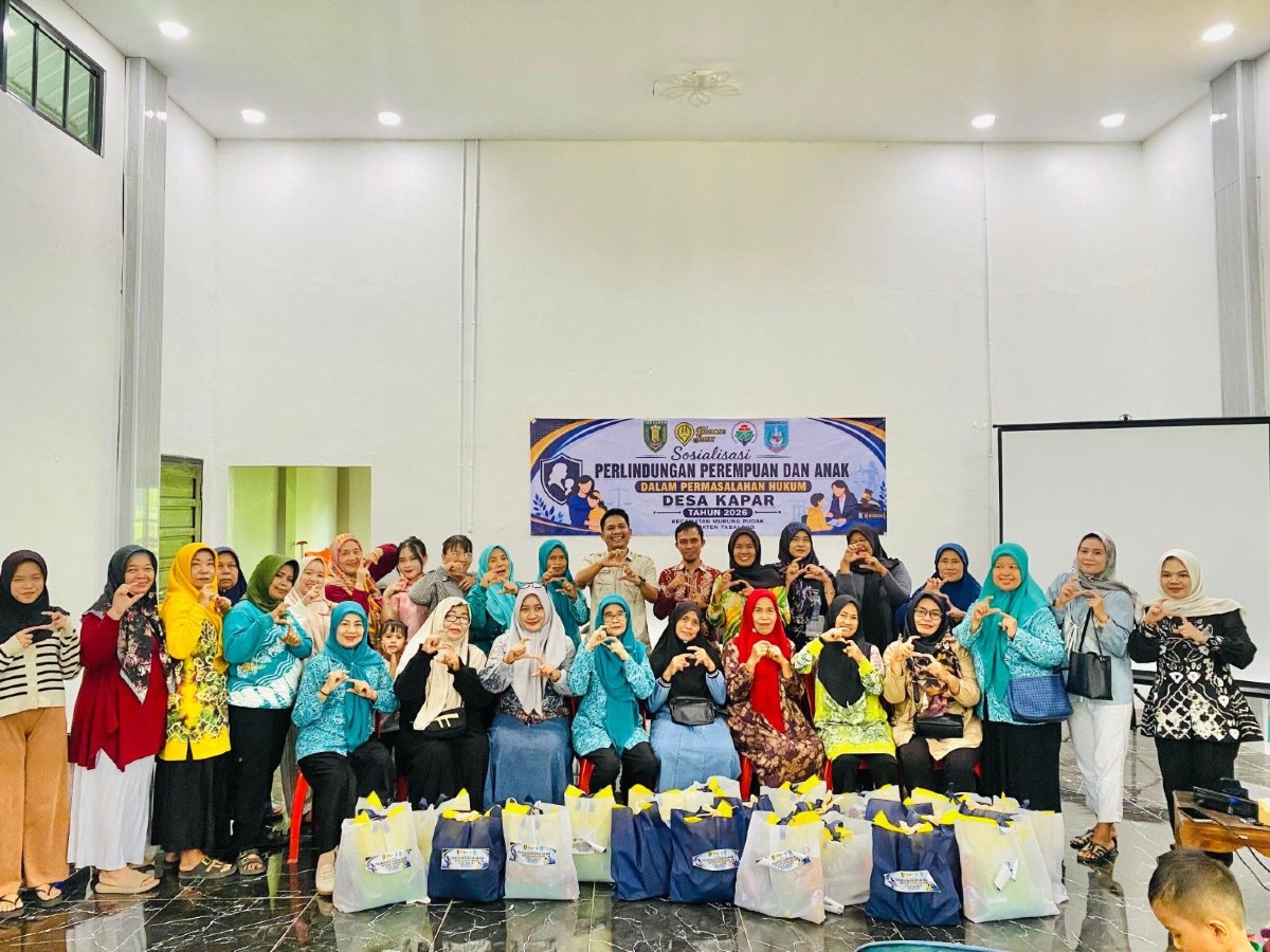 UPTD Perlindungan Perempuan dan Anak Tabalong Berikan Sosialisasi Perlindungan Hukum di Desa Kapar