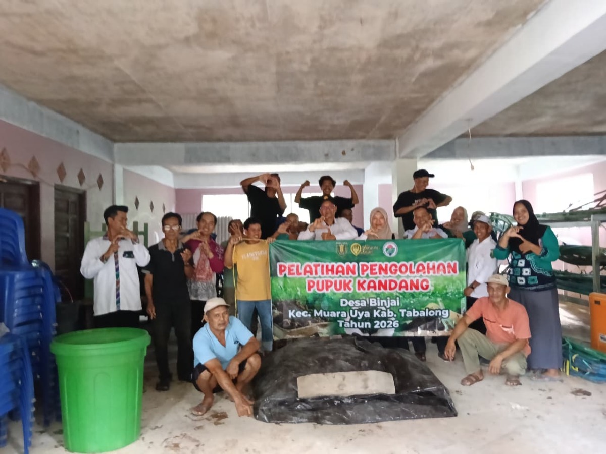 PELATIHAN PENGOLAHAN PUPUK KANDANG
