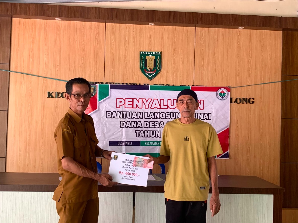 Pemerintah Desa Tanta Salurkan BLT Dana Desa Periode Juni–Juli 2026, Ringankan Beban Ekonomi Masyarakat