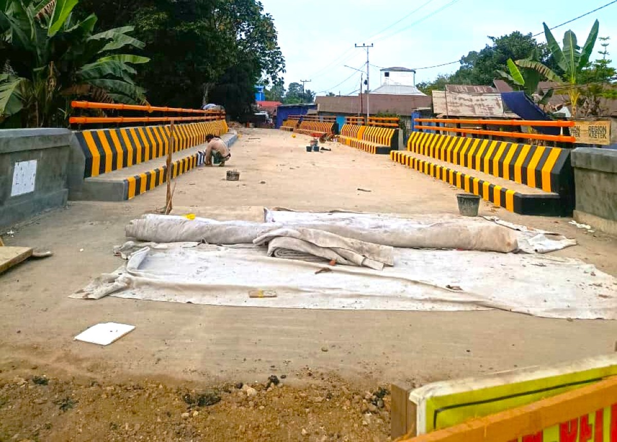 Jembatan Baru di Jalan Basuki Rahmat Wayau Segera Rampung, Akses Warga Makin Lancar