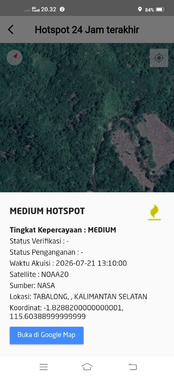 Adanya Indikasi Titik Api Akibat Pembukaan Lahan Pertanian di Desa Santuun, Pemerintah Desa Imbau Warga Tingkatkan Kewaspadaan