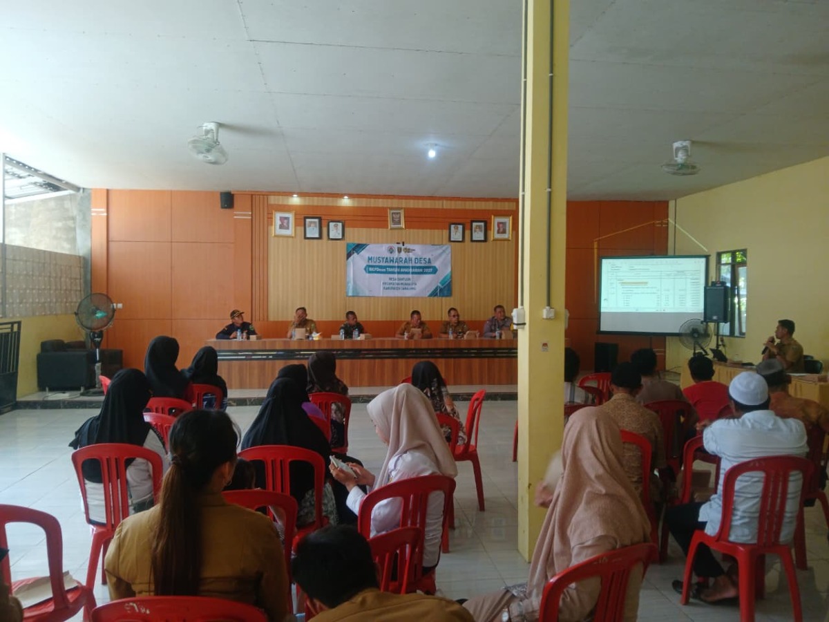 MUSYAWARAH DESA PENYUSUNAN RKPDes TAHUN 2027 DESA SANTUUN BAHAS PRIORITAS PEMBANGUNAN DAN ARAH KEBIJAKAN TAHUN ANGGARAN 2027
