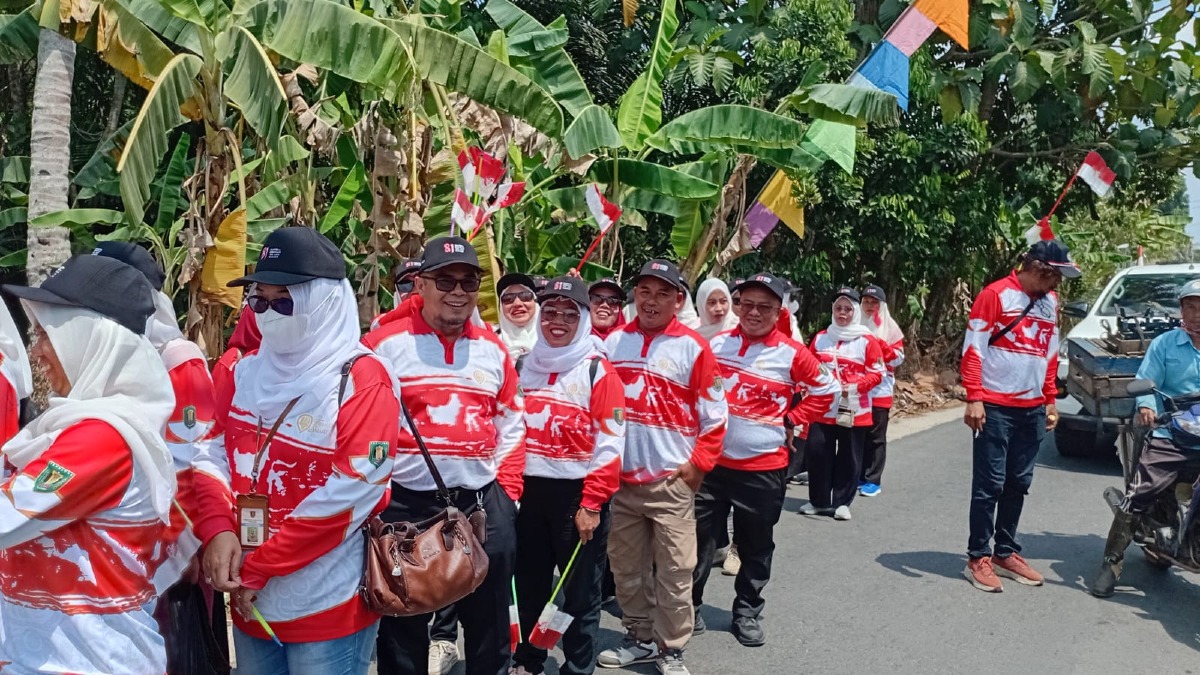 Napak Tilas Kecamatan Tanjung Jadi Ajang Kebersamaan, Pemerintah Desa dan Kelurahan Tampil Kompak