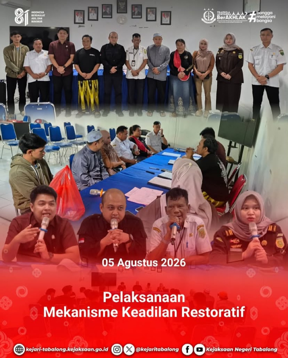 Dampingi Restorative Justice Pemerintah Desa Kapar Berkomitmen Bantu Warganya