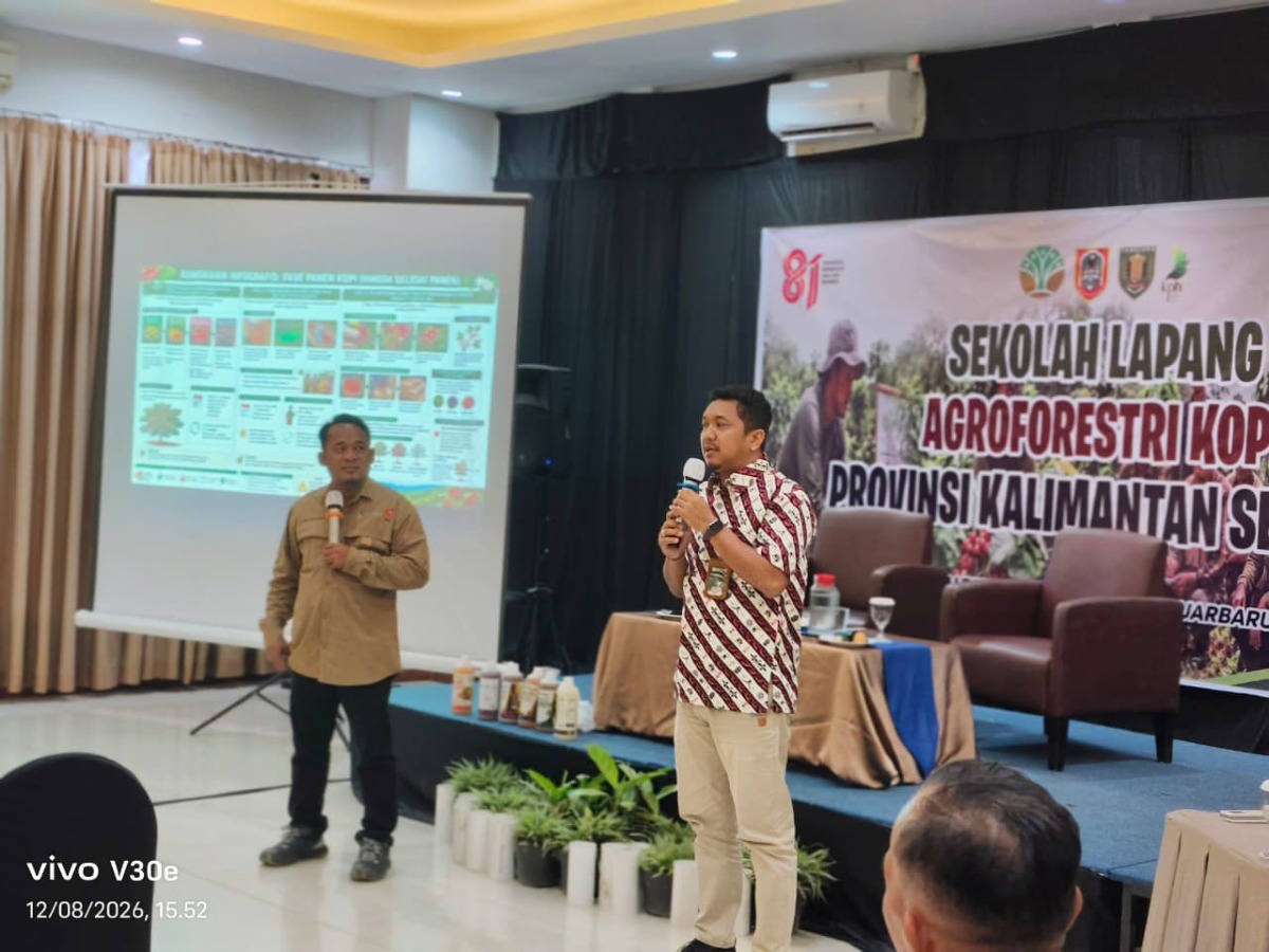 Sekolah Lapang Agroforestri Kopi Digelar, Petani se-Kalsel Perdalam Teknik Budidaya dan Pengolahan Tanah