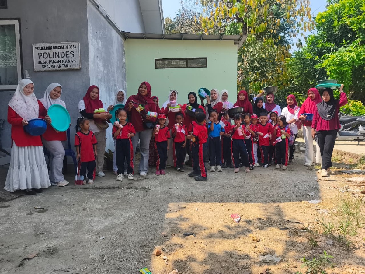 Dalam Perayaan HUT RI Ke 81 TK PUAIN KANAN MENGADAKAN LOMBA ANAK2 