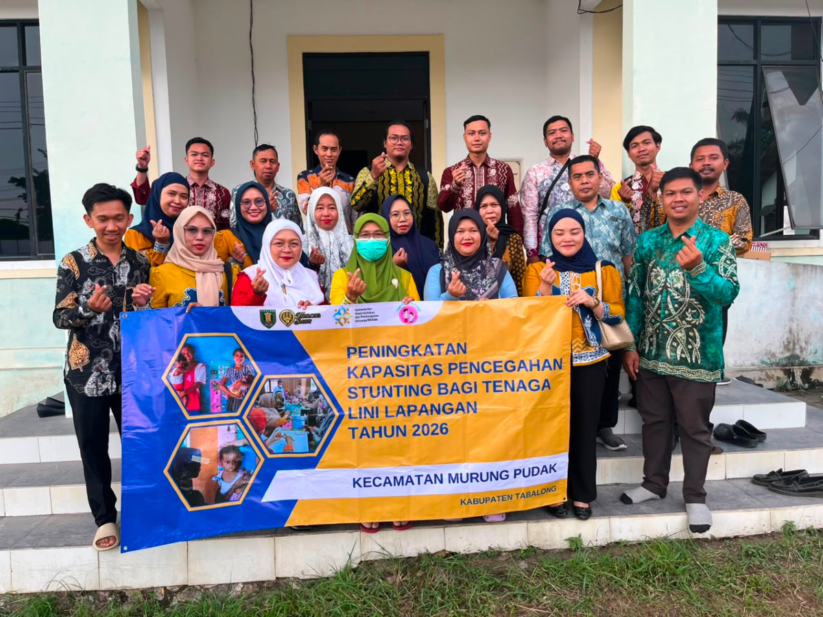 Peningkatan Kapasitas Tenaga Lini Lapangan dalam Upaya Pencegahan Stunting di Kecamatan Murung Pudak