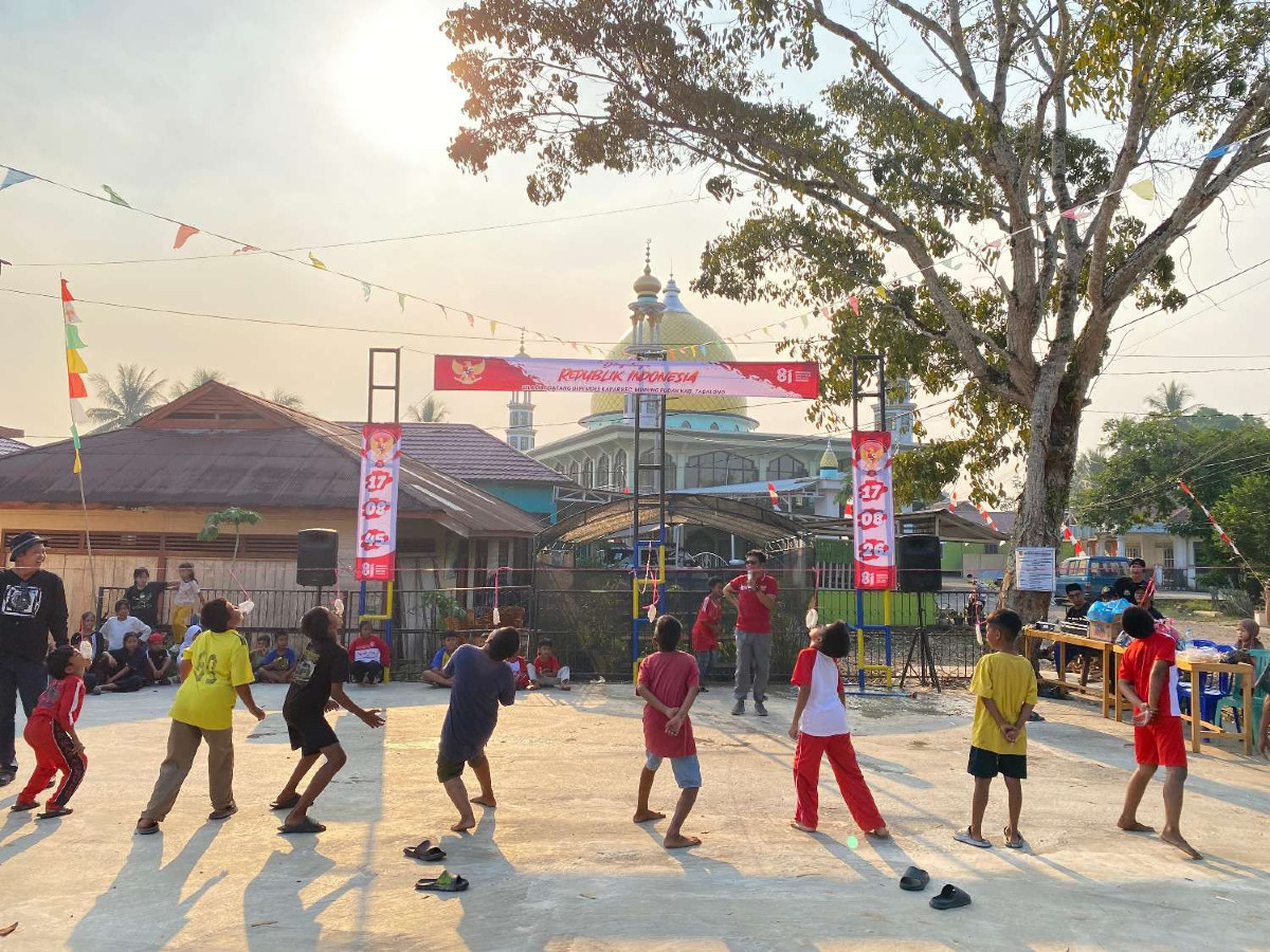 Meriahkan HUT ke-81 RI, Pemdes Kapar Gelar Beragam Perlombaan di RTH Smart Desa Kapar