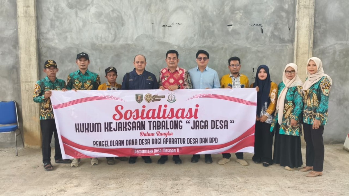 Desa Masingai II Ikuti Sosialisasi dan Monitoring Jaksa Garda Desa (Jaga Desa) di Desa Masingai I