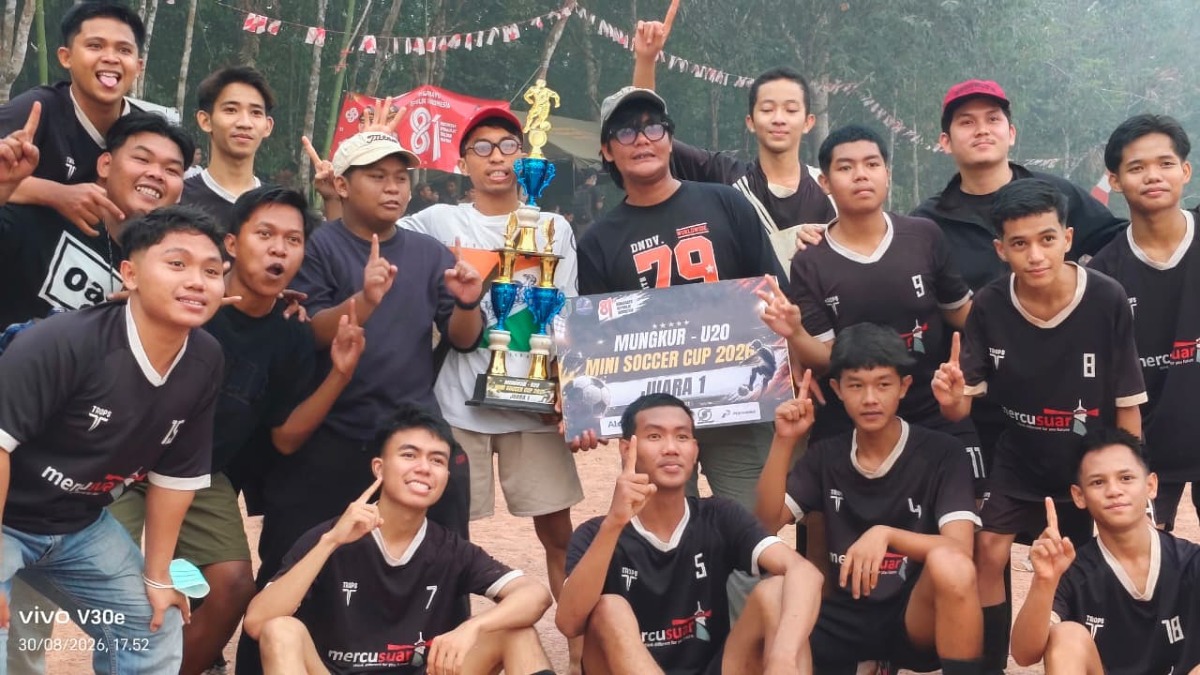 Dewa FC Juara Mungkur U20 Mini Soccer Cup 2026, Taklukkan Kariwaya FC 1-0