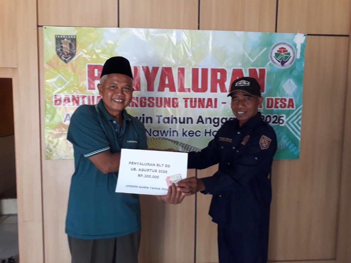 " PEMDES NAWIN SALURKAN BLT DD BULAN AGUSTUS 2026