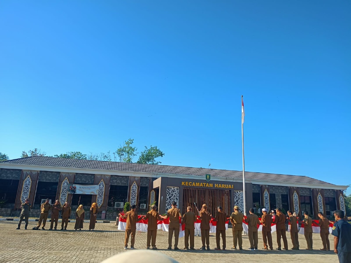 "Apel Gabungan Se kecamtan Haruai Bulan Agustus 2026, Perkuat Disiplin dan Sinergi Pemerintahan"