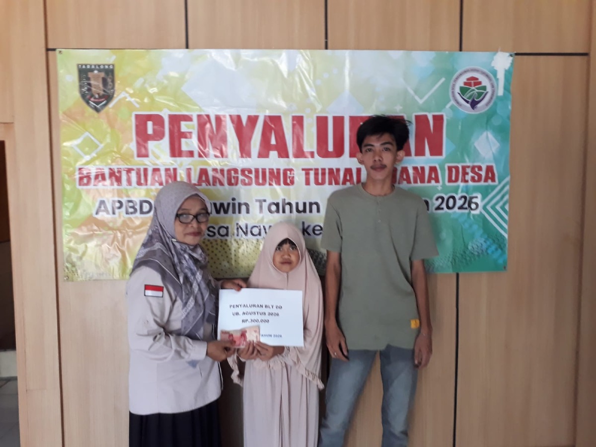 Pemdes Nawin Salurkan BLT Desa Bulan Agustus 2026