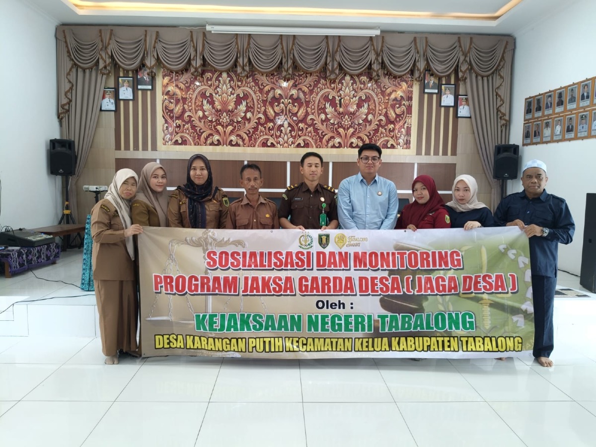 Sosialisasi dan Monitoring Jaksa Garda Desa (Jaga Desa)