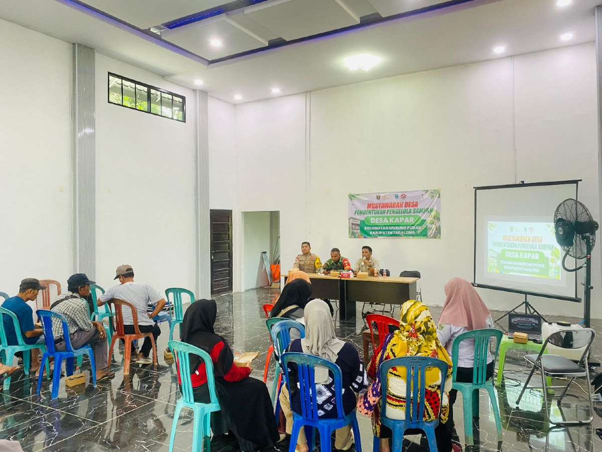 Desa Kapar Bentuk Pengelola Bank Sampah, Wujudkan Lingkungan Bersih dan Berkelanjutan