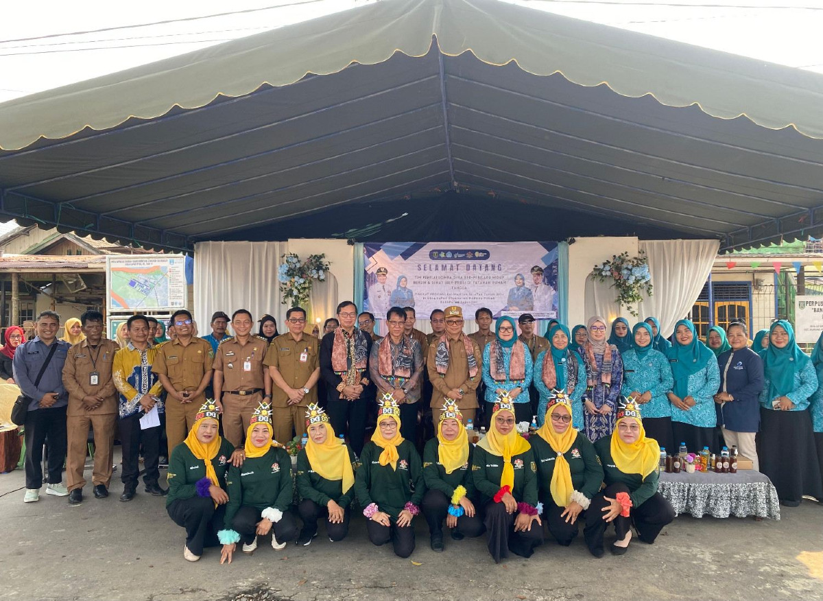 Desa Kapar Tampilkan Potensi Terbaik Wakili Kabupaten Tabalong pada Lomba PHBS Tingkat Provinsi Kalsel