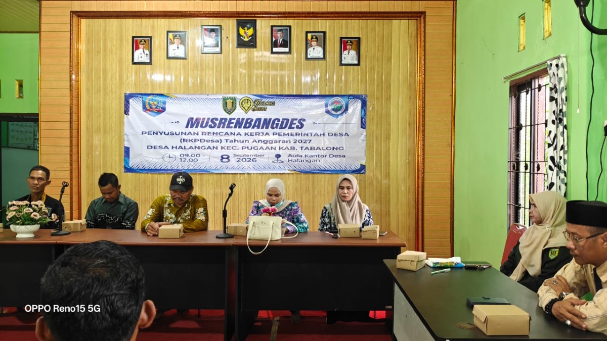 Langkah Bersama Warga, Menyusun RKPDesa 2027 dengan Musrenbangdes