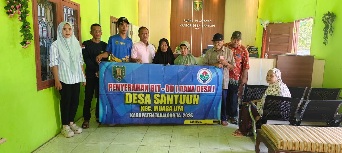 Pemerintah Desa Santuun Salurkan Bantuan Langsung Tunai kepada 11 Penerima