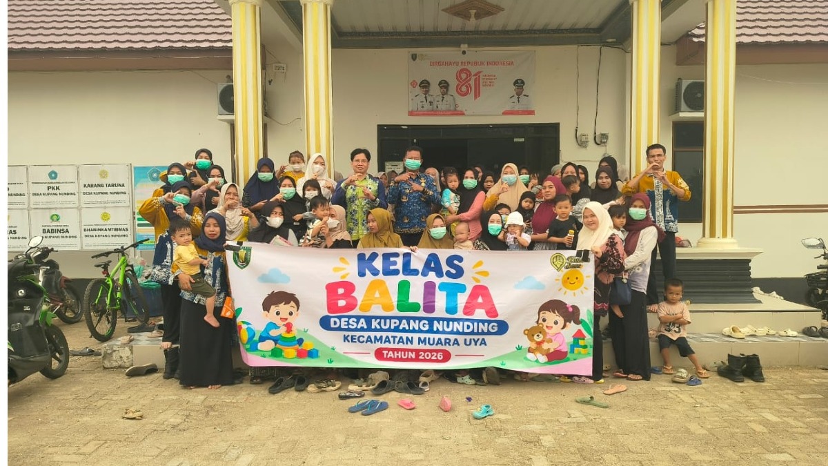 Pantau Tumbuh Kembang Anak, Desa Kupang Nunding Gelar Kelas Ibu Balita