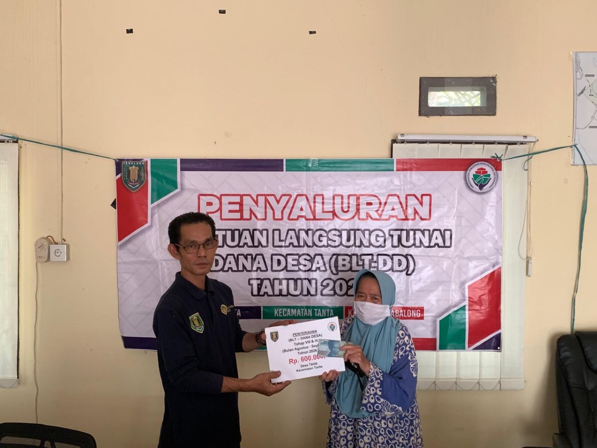 Pemdes Tanta Salurkan BLT-DD Tahap VIII–IX untuk 8 KPM, Bantu Penuhi Kebutuhan Warga