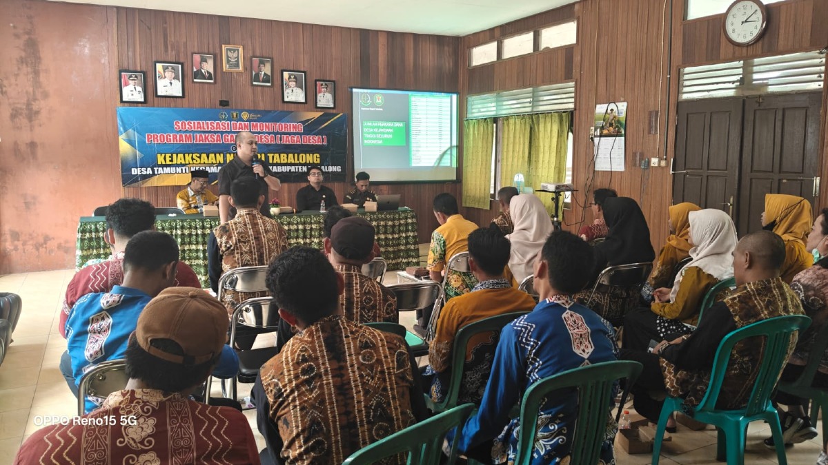 Jaga Desa, Kejaksaan Negeri Tabalong Dorong Pemerintah Desa Bersih dari Korupsi