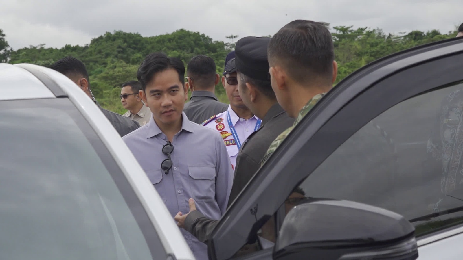 Kunjungan Kerja ke Kalsel, Wapres Gibran Mendarat di Bandara Warukin Tabalong