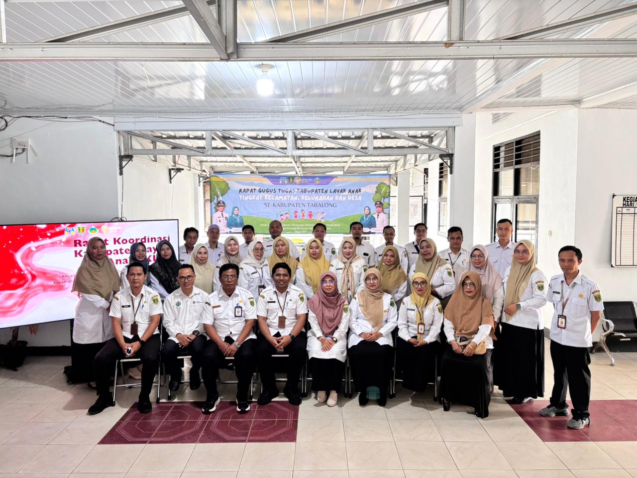 Dinas Sosial P3AP2KB Tabalong Gelar Rapat Koordinasi Gugus Tugas KLA di Kecamatan Tanjung