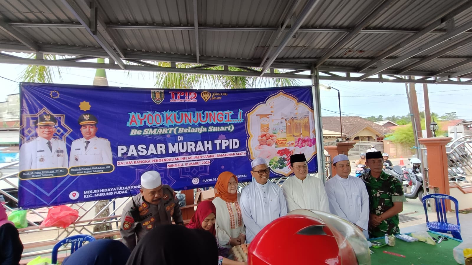 Jaga Harga Pangan, Pasar Murah Be SMART Digelar di Murung Pudak