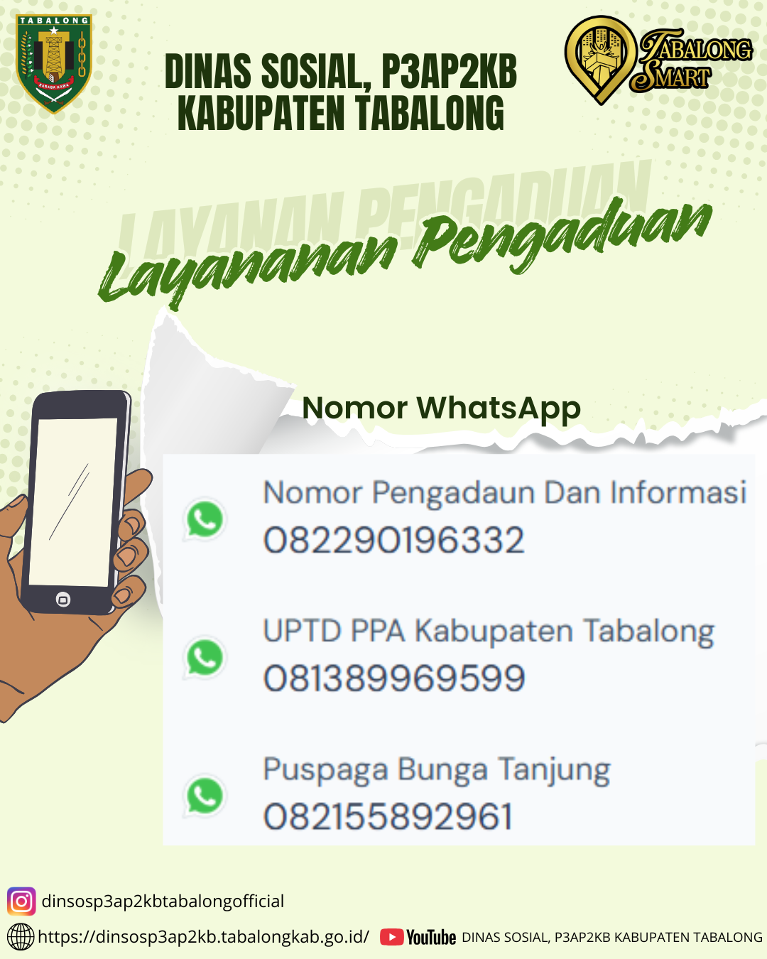 Nomor Layanan Pengaduan 