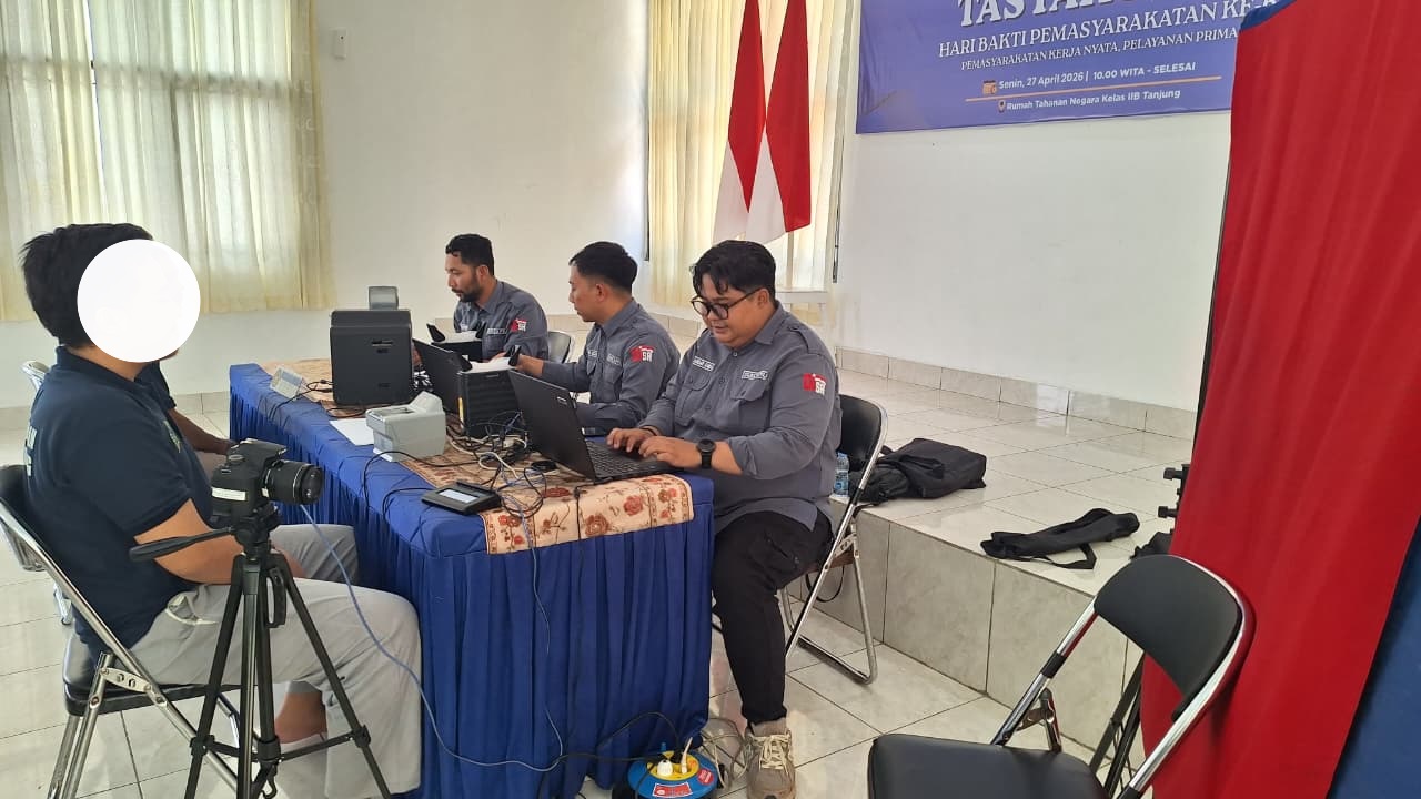 Pelayanan Adminduk di Lapas dan Rutan Kelas II B Tanjung