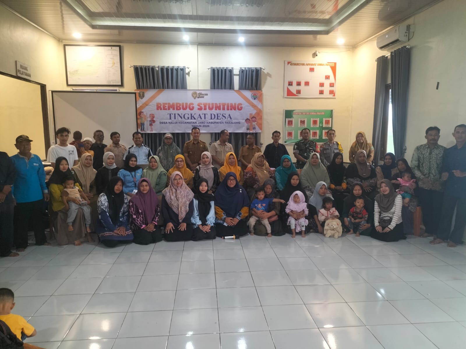 Camat Jaro Gelar Rembuk Stunting Tingkat Desa Nalui