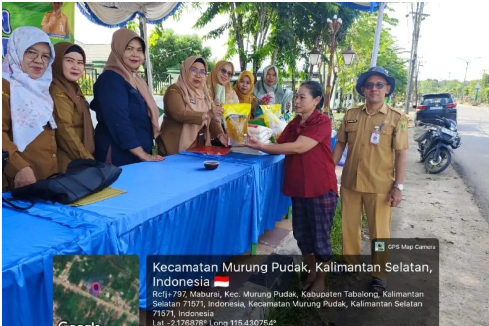 DKP3 Tabalong jual produk lokal di Gerakan Pangan Murah