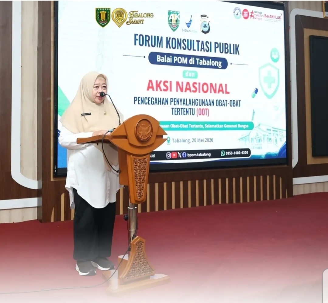 Sekretaris Daerah Tabalong Hadiri Forum Konsultasi Publik Pencegahan Penyalahgunaan Obat-Obatan Tertentu Tahun 2026