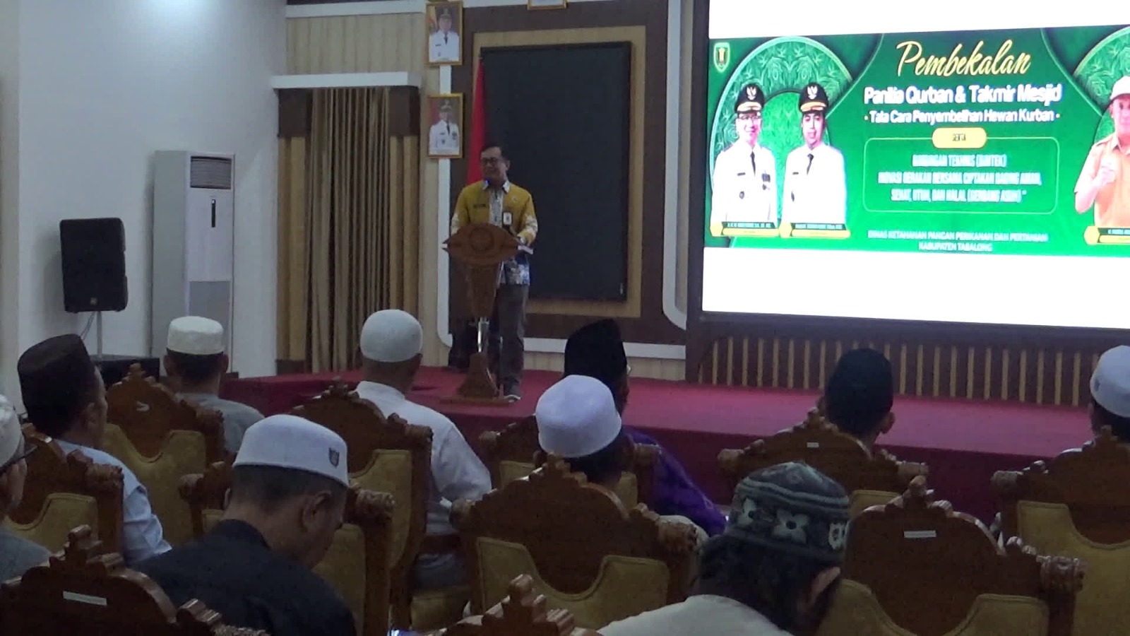 Jelang Iduladha, DKP3 Tabalong Bekali Takmir Masjid Tata Cara Penyembelihan Kurban