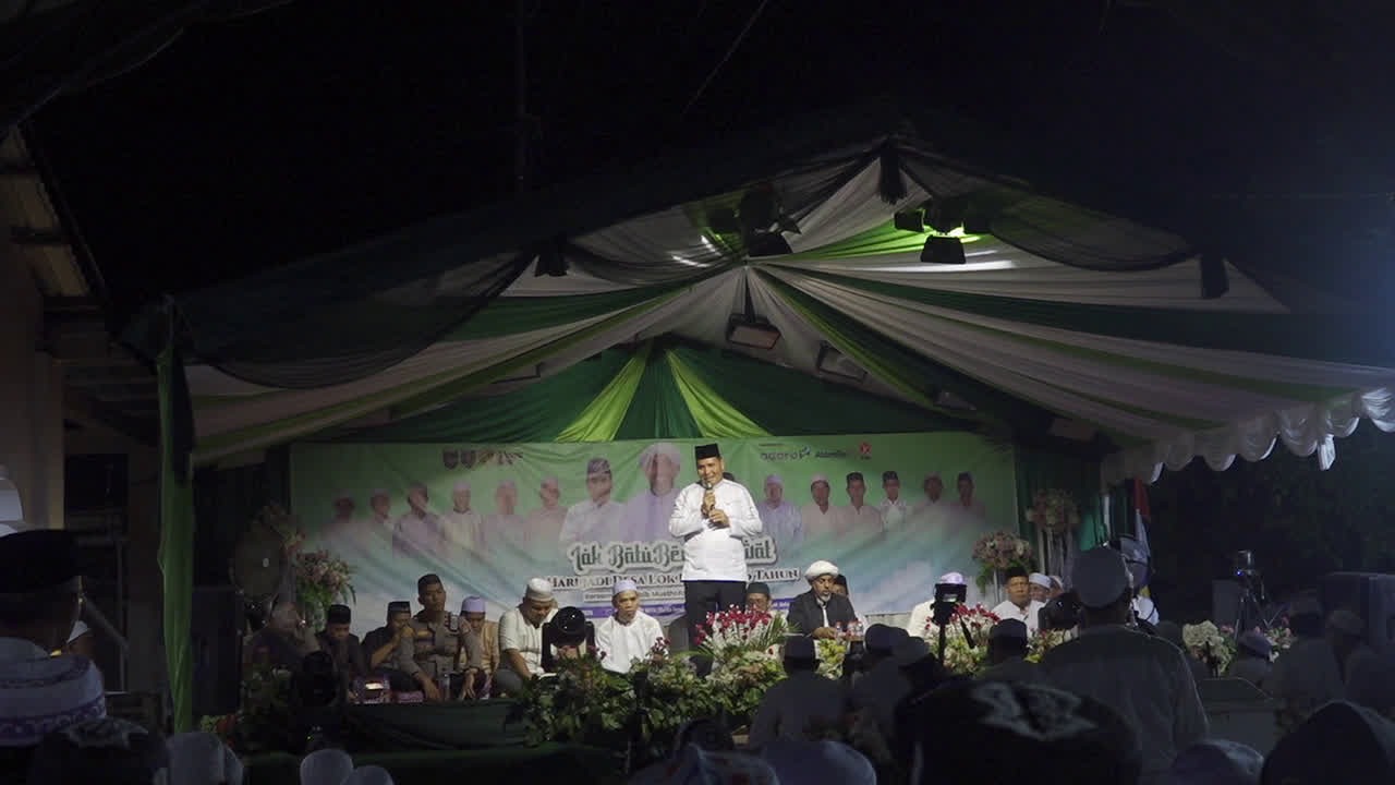 Tumbuhkan Nilai Religius Masyarakat, Pemdes Lok Batu Gelar Sholawatan