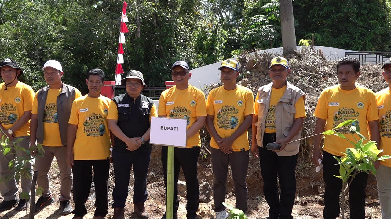 Hari Krida Tani dan Hari Lingkungan Hidup Sedunia, Bupati Ajak Masyarakat Perkuat Ketahanan Pangan
