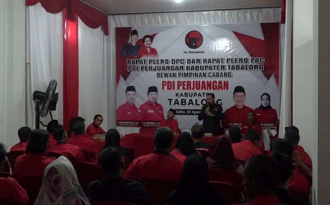 DPC dan PAC PDIP Tabalong Gelar Rapat Pleno, Jaring Nama Pengurus Periode 2025–2030