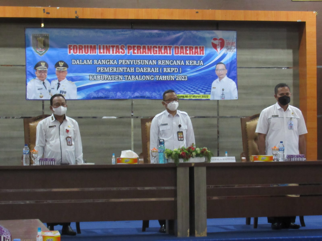 Bappedalitbang Tabalong Gelar Forum Lintas Perangkat Daerah RKPD Kabupaten Tabalong Tahun 2023